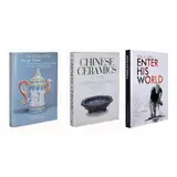 Three Books, i. David S. Howard The Choice of the Private Trader: The Private Market in Chinese Export Porcelain Illustrated in the Hodroff Collection hardcover ii. He Li Chinese Ceramics: A New Comprehensive Survey from the Asian Art Museum of San Francisco hardcover iii. Alice Guillermo Raul H. Lebajo: Enter His World