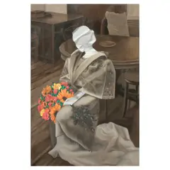 Philipp Ines, Dibuho Ng Nakaraan, oil on canvas