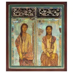 Mario de Rivera, Amapolas Indias, mixed media