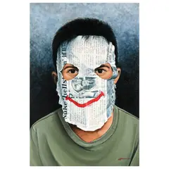Crispin Tuazon, Headliner 1, acrylic on canvas