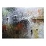 Eduardo Perreras, Coloured Abstract, acrylic on canvas