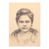 Sofronio y Mendoza, Untitled (Portrait of a Woman), graphite on paper