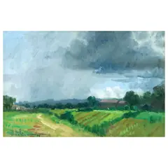 Romulo Galicano, Carcar, oil on paper