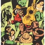 Botong Francisco, Barrio Singers, serigraph