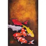 Alfredolin, Koi Fish, watercolor on paper