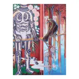 Melvin Guirhem, Human Organ, oil on canvas