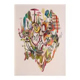 Troy Ignacio, Lokal, acrylic and oil on paper and canvas montage