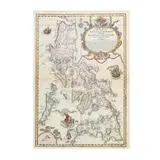 Pedro Murillo Velarde, Mapa delas Yslas Philipinas, hand-colored lithograph