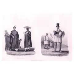 François-Edmond Pâris, Cochinchine - Philippines: Femmes Cochinchinoises and Tagals,, etching