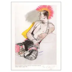 Andrew by Benedicto Cabrera, digital print reproduction on archival paper on an original artwork of Bencab numbered 8/12, offered Apr 2022