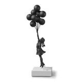 Balloon Girl by Brandalism x Medicom Toy, black gesso version polystone, offered Apr 2022