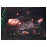 Ejem Alarcon, Ophelia, oil and acrylic on canvas