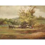 F. Gonzales, Untitled, oil on canvas