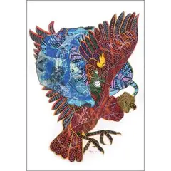 Epjey Pacheco, Plate W, collage on paper