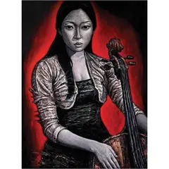 Vincent de Pio, Ena Song, acrylic on canvas