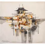 Untitled by Paco Gorospe, oil on canvas, offered Jan 2022