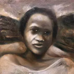Alee Garibay, Untitled, oil on canvas