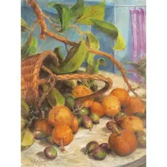 Still Life by Gabriel Custodio, pastel on paper, offered Jan 2022