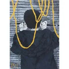 Untitled by Lui Manaig, acrylic on canvas, offered Jan 2022