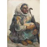 Salvador Cabrera, Untitled (Old Woman)