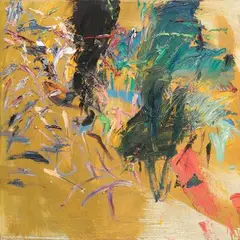Jonathan Olazo, Mr. O’s Oasis, oil and acrylic on canvas