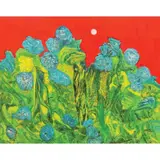 With Potent Vivacity by Juvenal Sansó Garrit, acrylic on paper, offered Jan 2022