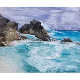Connie R. Quirino, Ocean Dream 1 (Bermuda), oil on canvas