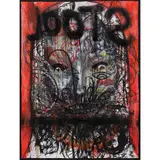 Dave Lock, Monsters, Lovers and King No. 1, oil on canvas