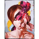 Marloun Mago, Let Yourself Bloom Series, oil on canvas