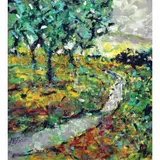 Larry P. Leviste, Landscape Number 19, grumbacher oil on wood