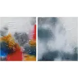 Cid Reyes, a) Untitled
b) Untitled, a) mixed media b) mixed media
