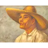 J.D. Castro, Study of an Old Man, oil on canvas