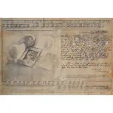 Lee Aguinaldo, Untitled, pen, ink, pencil on photo transfer on paper mounted on plywood