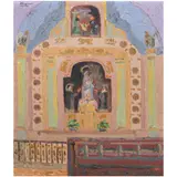 Briones, Church Altar, oil on canvas