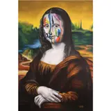 Mark Rene Nativo, Modern Lady (Monalisa) L. Da vinci, oil on canvas