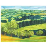 Mariko Jacinto, Landscape, oil on canvas