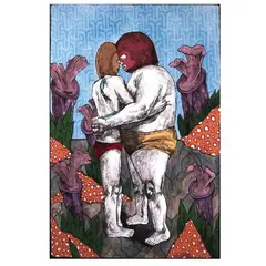 Untitled by Lui Manaig, acrylic on canvas, offered Oct 2021