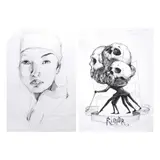 John Marin, Untitled I and II, pen and ink on paper