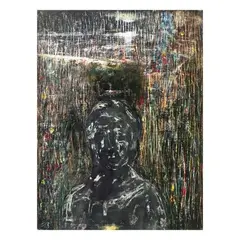 Neil Pasilan, In My Garden, mixed media on canvas