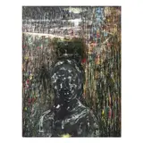 Neil Pasilan, In My Garden, mixed media on canvas