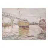 Gamaliel Subang, Landscape, oil on canvas