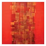 Fitz Herrera, Collide, acrylic on canvas