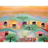 Panata of May Festival by Manuel Baldemor, oil on canvas, offered Jul 2021