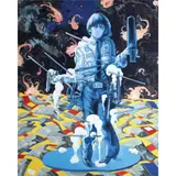 Jose Tence Ruiz b. 1956), Ang David na Goliath, acrylic on primed linen