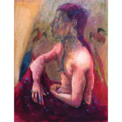 Jason Moss, Untitled, pastel and oil on paper