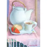 Connie Quirino, Tea Time, oil on canvas