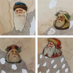 Dan Barry, I Never Knew My Father Without a Beard, collage