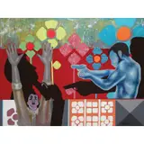 Jeraahmeel Alvarez, Untitled, oil on canvas