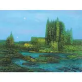 Untitled by Juvenal Sansó Garrit, acrylic on paper, offered Jul 2021
