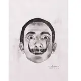 Mark Arcamo, Salvador Dali, watercolor
